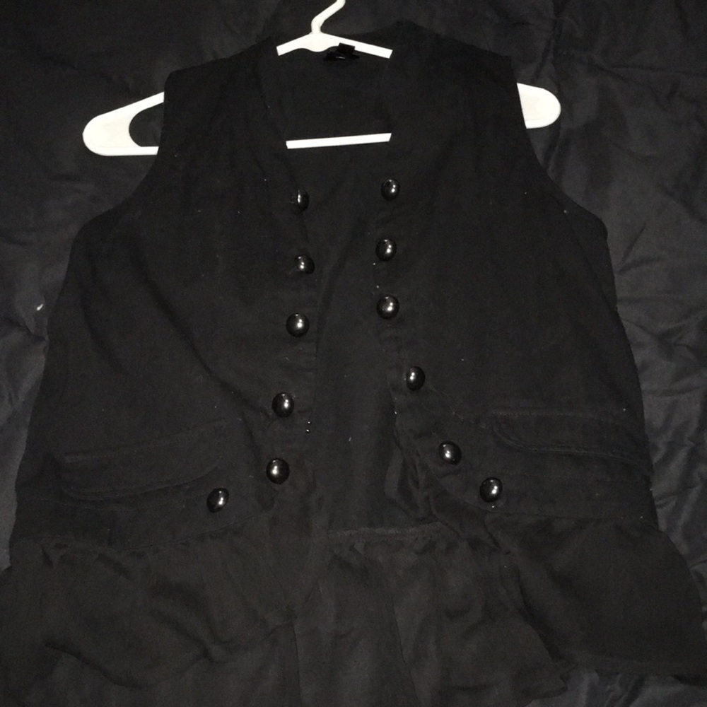 cute black vest